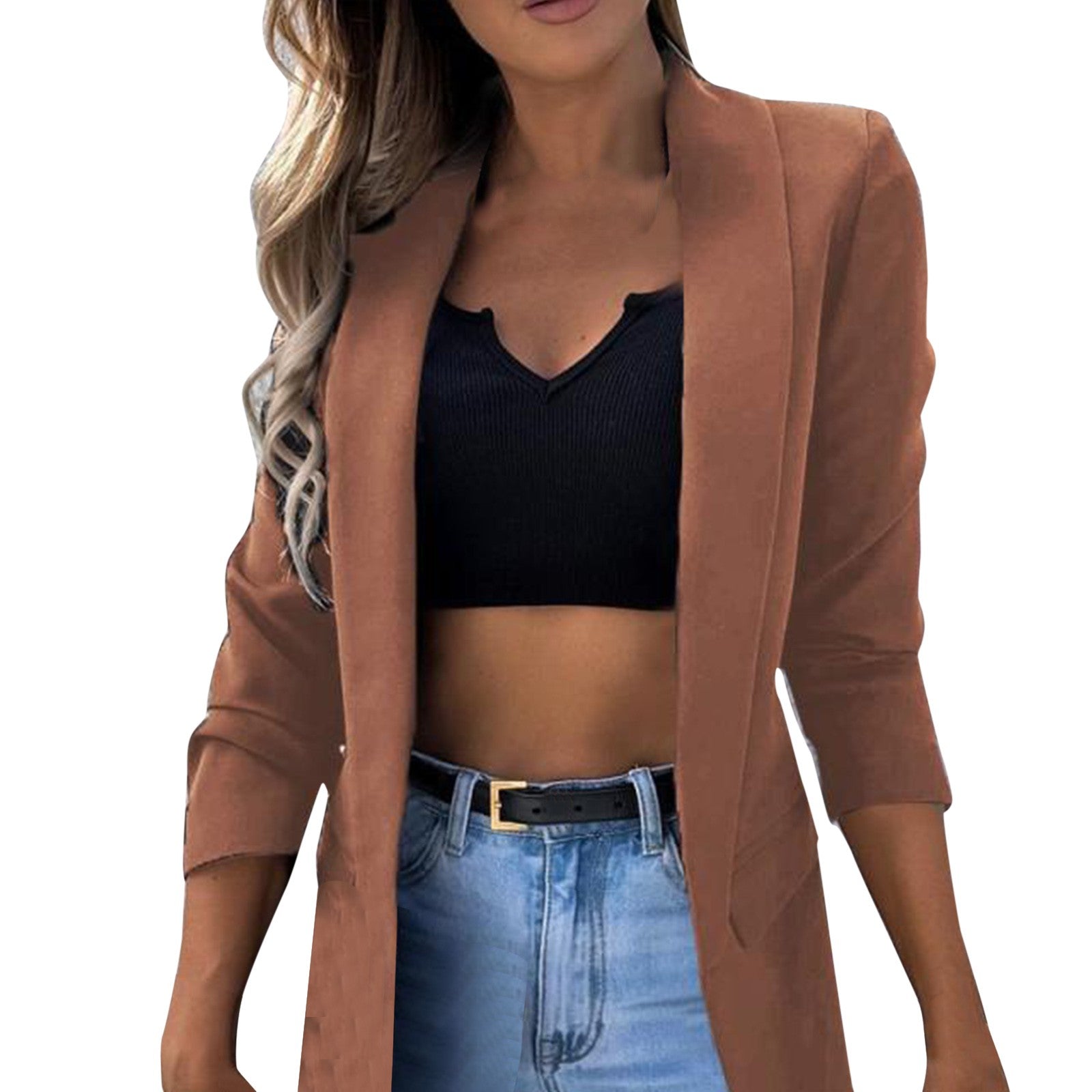 Women’s Slim Fit Blazer Cardigan – Office Chic